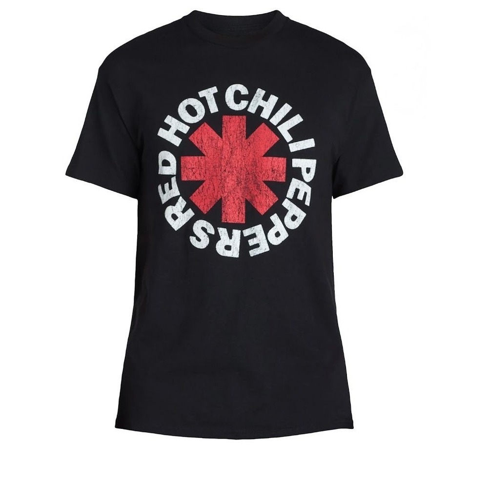 Red Hot Chili Peppers Asterisk Logo Graphic T-Shirt Black Mens 3XL NWT
